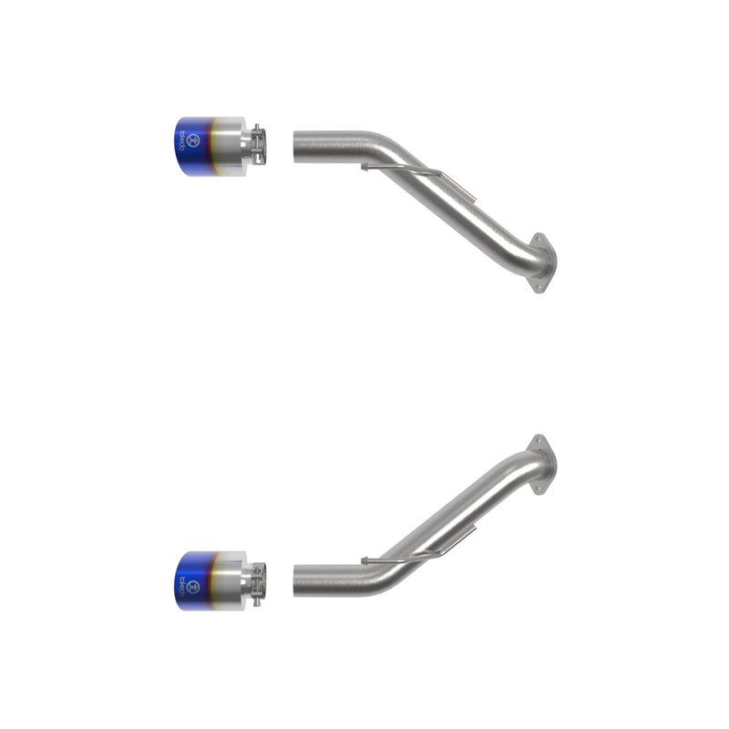 aFe Power | Takeda 2-1/2 IN 304 Stainless Steel Axle-Back Exhaust System w/ Blue Flame Tip - Z 3.0T 2023-2025
