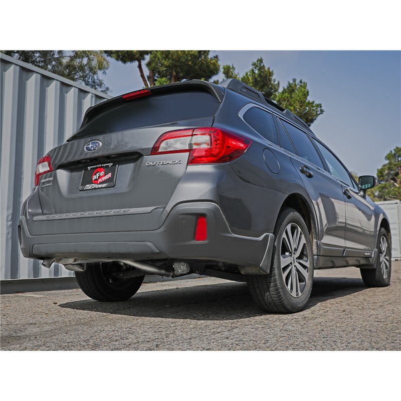 aFe Power | Takeda 2-1/2 IN 304 Stainless Steel Cat-Back Exhaust - Outback 2.5L 2015-2019