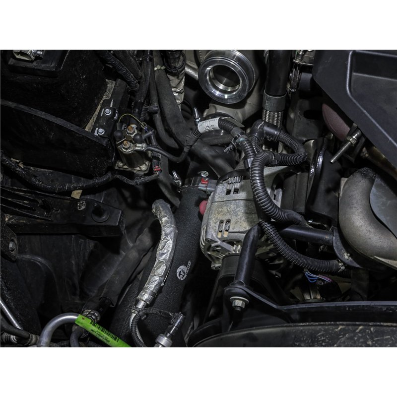 aFe Power | BladeRunner Aluminum Hot and Cold Charge Pipe Kit Black - Ram 2500 / 3500 6.7L 2019-2023