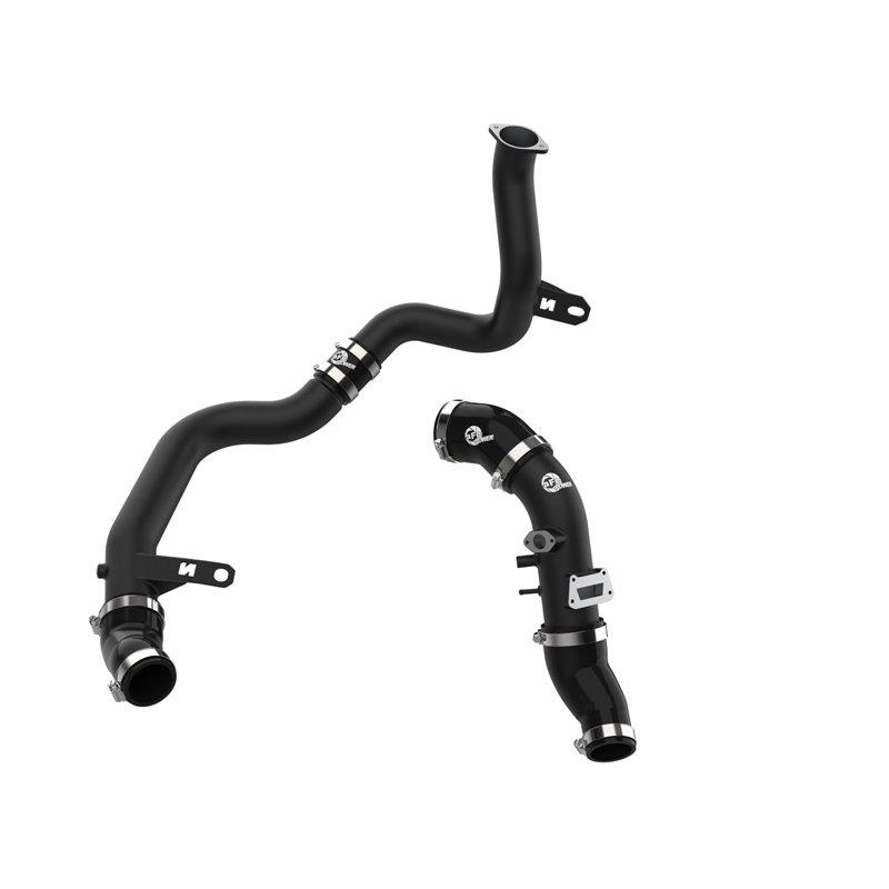aFe Power | BladeRunner Aluminum Hot and Cold Charge Pipe Kit Black - Kona N 2.0T 2022-2023