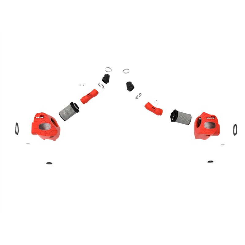 aFe Power | Momentum GT Cold Air Intake System Red w/ Pro DRY S Filter - Sequoia / Tundra 3.4T 2022-2025