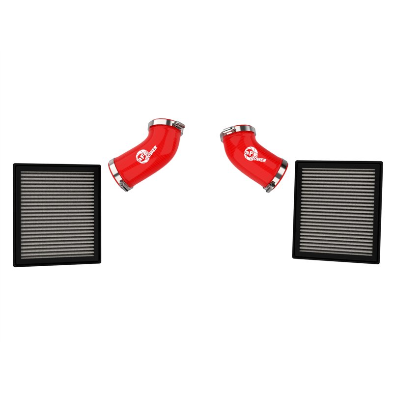 aFe Power | Super Stock Induction System Red w/ Pro DRY S Filter - Sequoia / Tundra 3.4T 2022-2025