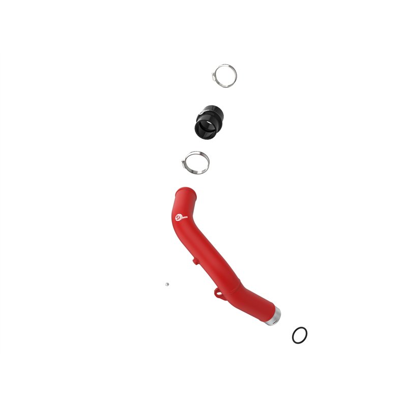 aFe Power | BladeRunner 2-1/2 IN Aluminum Hot Charge Pipe Red - Outback / WRX 2.4T 2020-2025