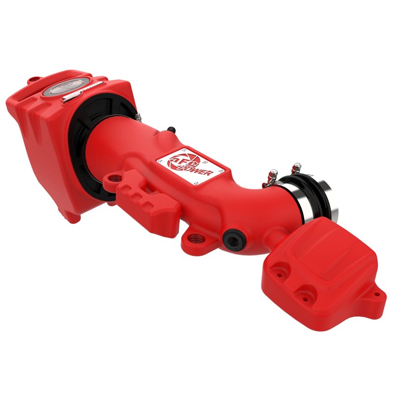 aFe Power | Momentum GT Cold Air Intake System Red w/ Pro DRY S Filter - Gladiator / Wrangler (JL) 3.6L 2018-2023