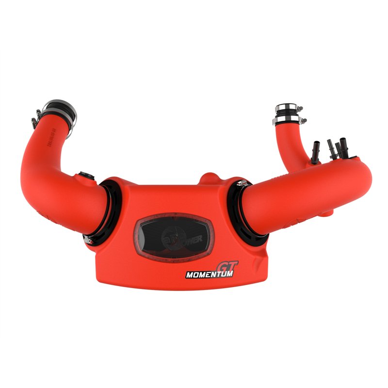 aFe Power | Momentum GT Cold Air Intake System Red w/ Pro DRY S Filter - Explorer / Aviator 3.0T 2020-2025