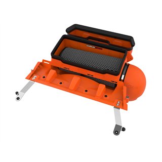 aFe Power | Magnum FORCE Stage-2 Cold Air Intake System Orange w/ Black Pro 5R Filter - Ram 1500 6.2L 2021-2024