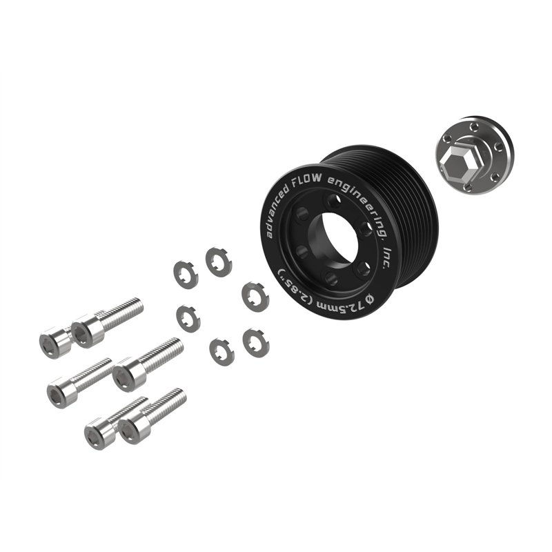 aFe Power | aFe POWER Supercharger Power Pulley Kit w/ Hub 2.85 IN - Dodge / Jeep 6.2L 2015-2025