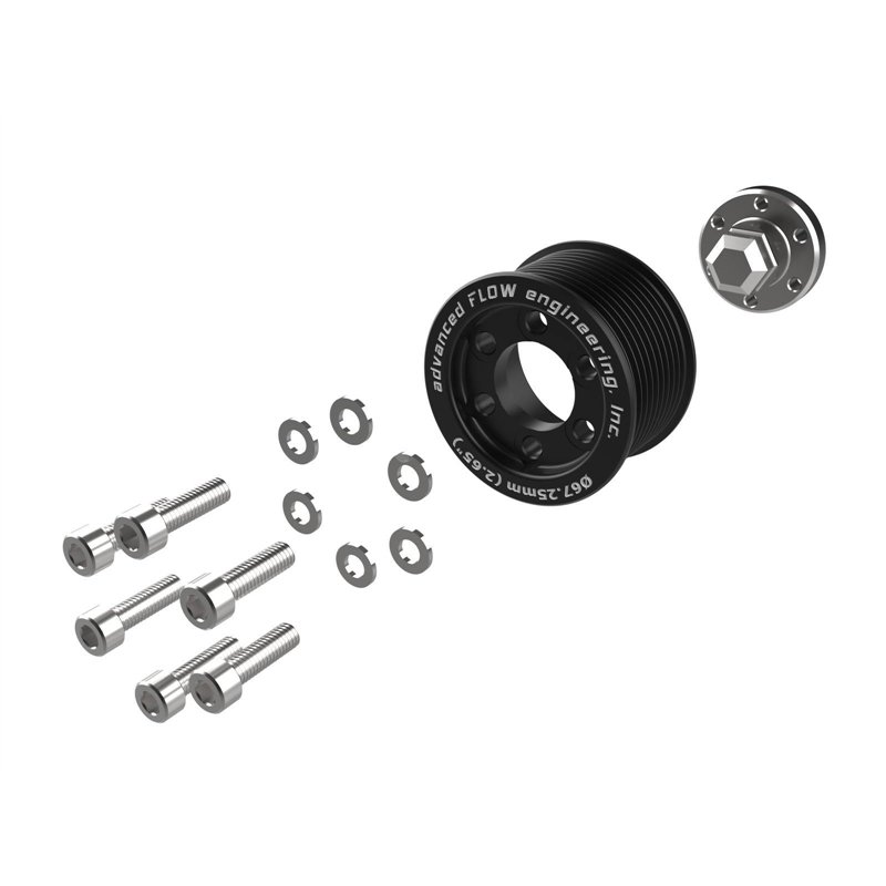 aFe Power | aFe POWER Supercharger Power Pulley Kit w/ Hub 2.65 IN - Dodge / Jeep 6.2L 2015-2025
