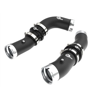aFe Power | BladeRunner Aluminum Hot and Cold Charge Pipe Kit Black - Land Cruiser / Tacoma 2.4T 2024-2025