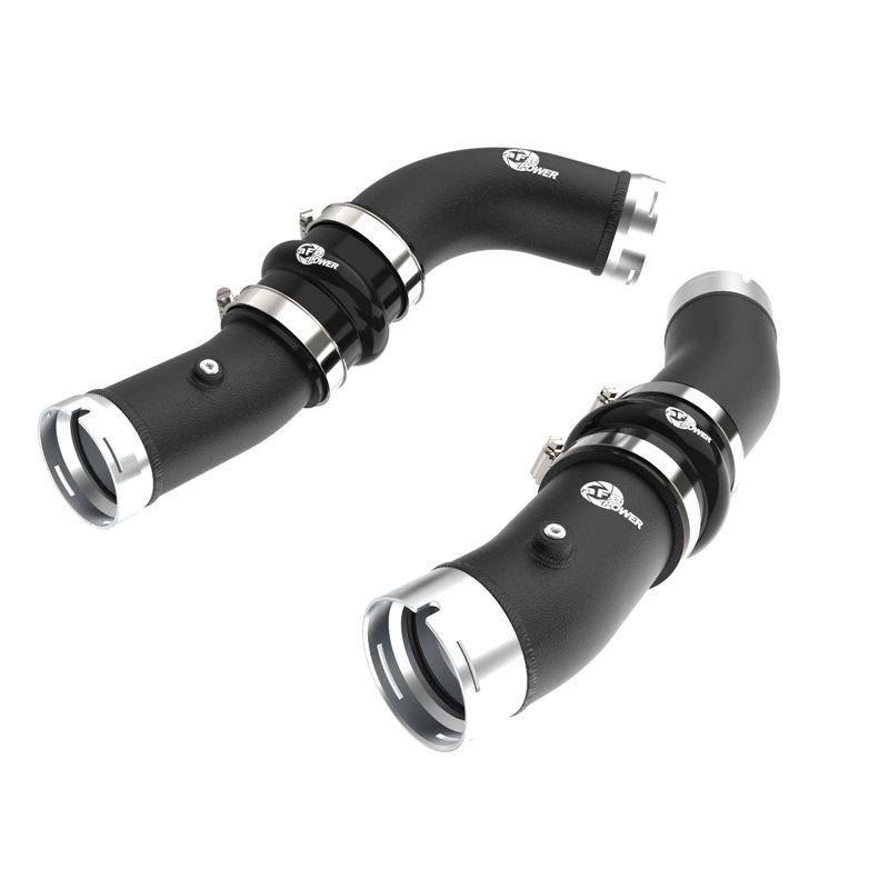 aFe Power | BladeRunner Aluminum Hot and Cold Charge Pipe Kit Black - Land Cruiser / Tacoma 2.4T 2024-2025