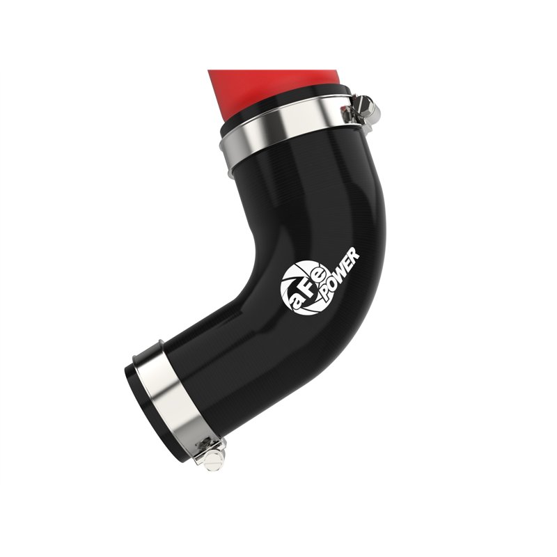 aFe Power | BladeRunner 2-1/2 IN Aluminum Hot Charge Pipe Black - Sequoia / Tundra 3.4T 2022-2025