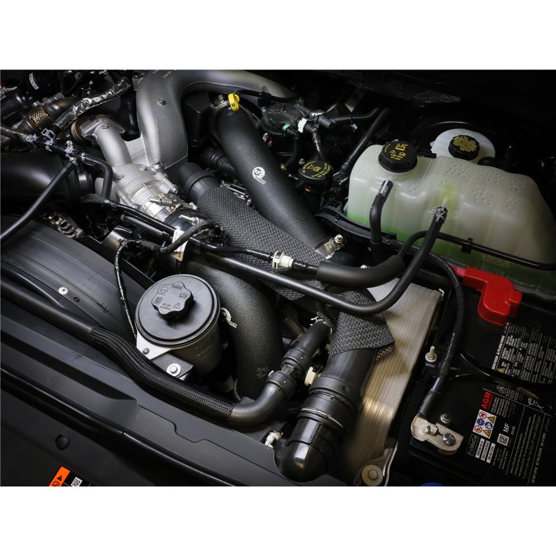 aFe Power | BladeRunner Aluminum Hot and Cold Charge Pipe Kit Black - F-250 / F-350 6.7L 2023-2025