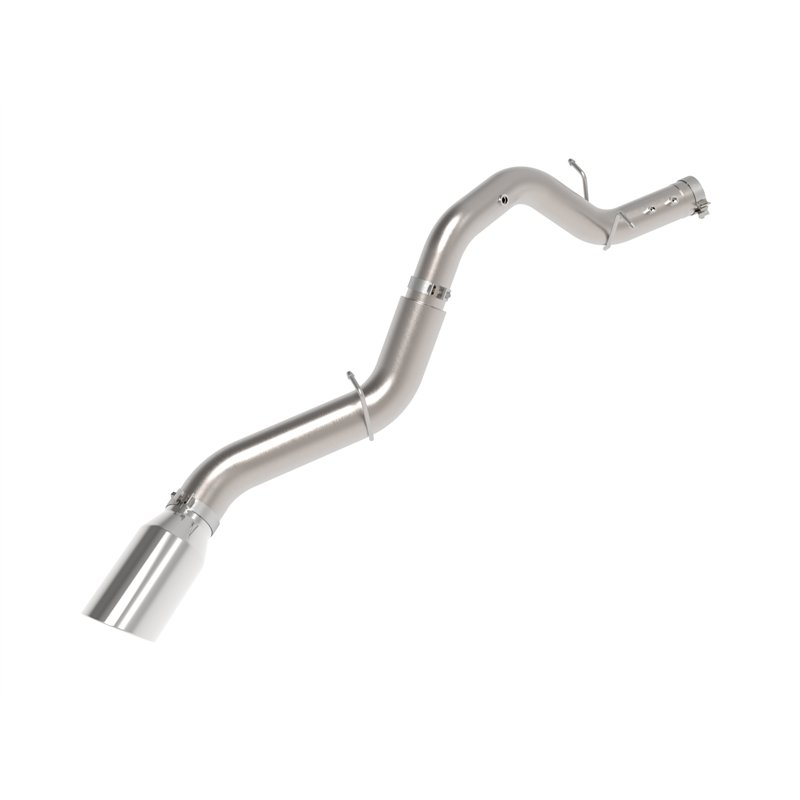 aFe Power | Large Bore-HD 5 IN 409 Stainless Steel DPF-Back Exhaust System w/Polished Tip