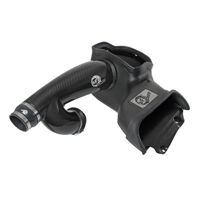 aFe Power | Track Series Carbon Fiber Intake System w/ Pro 5R Filter Black - Expedition / F-150 / Navigator 3.5T 2021-2025