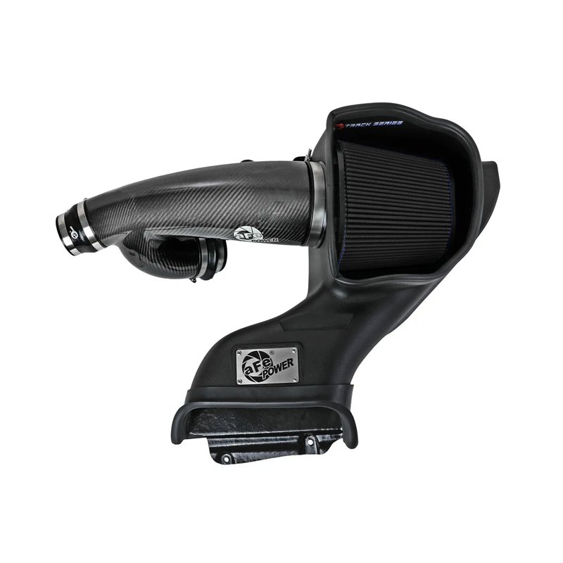 aFe Power | Track Series Carbon Fiber Intake System w/ Pro 5R Filter Black - Expedition / F-150 / Navigator 3.5T 2021-2025
