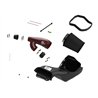 aFe Power | Track Series Red Kevlar/Carbon Fiber Intake System w Pro 5R Filter Black
