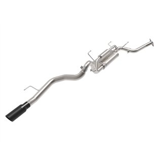 aFe Power | Vulcan Series 2-1/2 IN Stainless Steel Cat-Back Exhaust w/Black Tip - Land Cruiser 2.4T 2024-2025