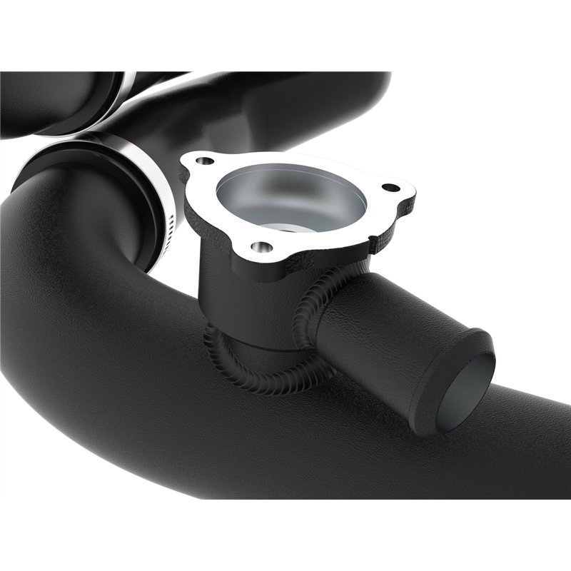 aFe Power | BladeRunner 2-1/4 IN & 3 IN Aluminum Hot and Cold Charge Pipe Kit Black - Bronco / Ranger 3.0T 2022-2025