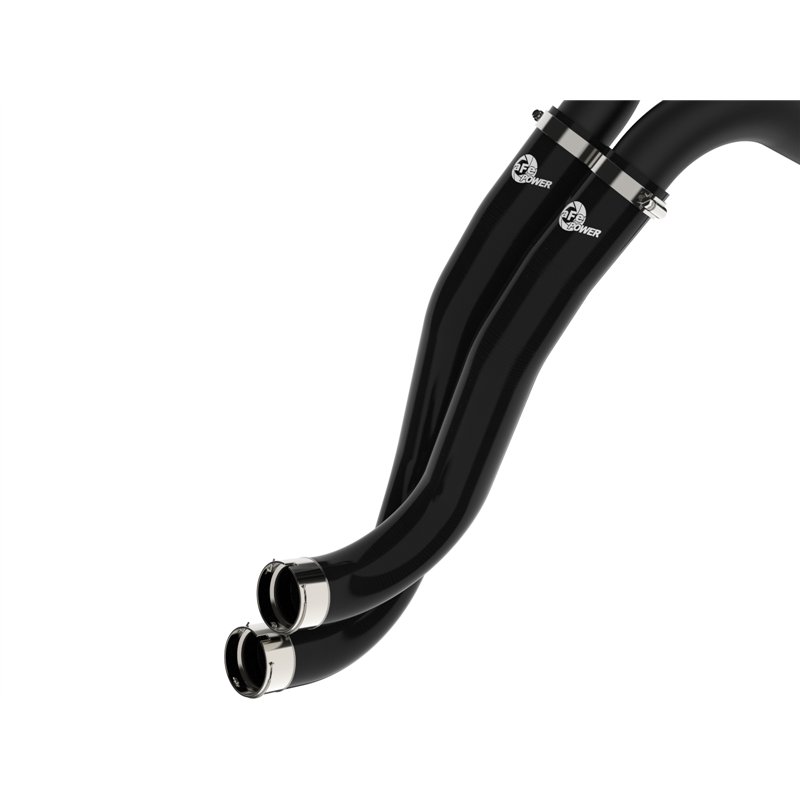 aFe Power | BladeRunner 2-1/4 IN & 3 IN Aluminum Hot and Cold Charge Pipe Kit Black - Bronco / Ranger 3.0T 2022-2025