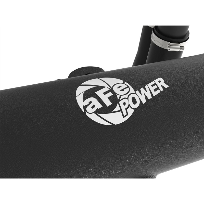 aFe Power | BladeRunner 2-1/4 IN Aluminum Hot Charge Pipe Black - Bronco / Ranger 3.0T 2022-2025