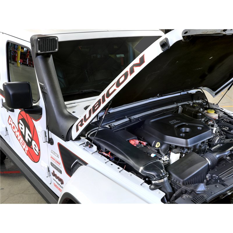 aFe Power | aFe POWER Dynamic Air Scoop D.A.S. Black - Gladiator / Wrangler (JL) 3.6L / 2.0T 2018-2025