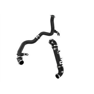 aFe Power | BladeRunner Aluminum Hot and Cold Charge Pipe Kit Black - Veloster N 2.0T 2019-2022
