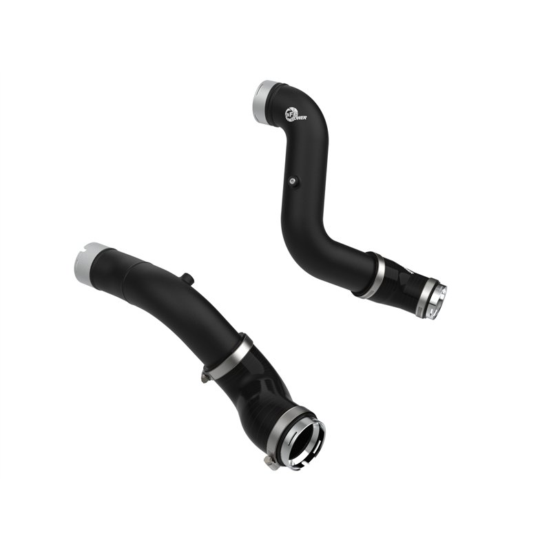 aFe Power | BladeRunner 2-1/2 IN & 3 IN Aluminum Hot and Cold Charge Pipe Kit Black - Colorado / Canyon 2.7T 2023-2026