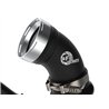 aFe Power | BladeRunner 3 IN & 3-1/2 IN Aluminum Hot and Cold Charge Pipe Kit Black