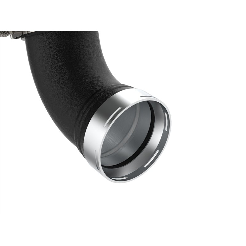 aFe Power | BladeRunner 3 IN & 3-1/2 IN Aluminum Hot and Cold Charge Pipe Kit Black