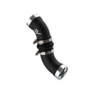 aFe Power | BladeRunner 3-1/2 IN Aluminum Cold Charge Pipe Black - Silverado / Sierra 2500 HD / 3500 HD 6.6L 2006-2010