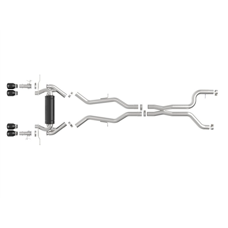 aFe Power | MACH Force-Xp Cat-Back Exhaust 3 to 2-1/2 IN 304 S/S w/ Black Tips - M2 3.0T 2023-2025