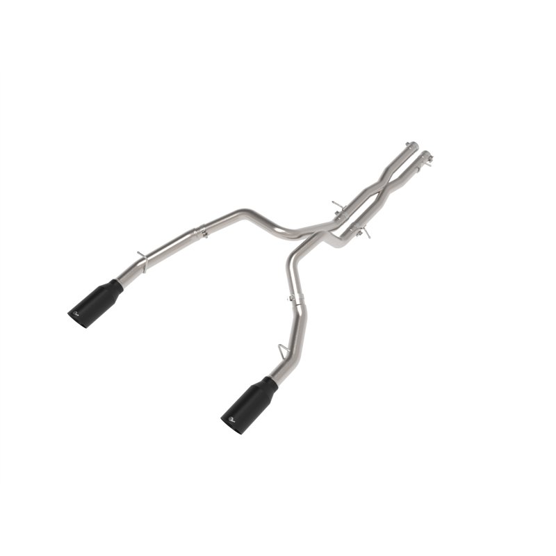 aFe Power | Vulcan Series 3 IN to 3-1/2 IN Stainless Steel Cat-Back Exhaust System Black - Ram 1500 RHO 3.0T 2025