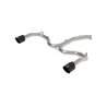 aFe Power | Takeda 3 IN to 2-1/2 IN 304 Stainless Steel Axle-Back Exhaust Black Tip - Forte 1.6T 2020-2021