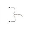 aFe Power | Takeda 3 IN to 2-1/2 IN 304 Stainless Steel Axle-Back Exhaust Black Tip - Forte 1.6T 2020-2021