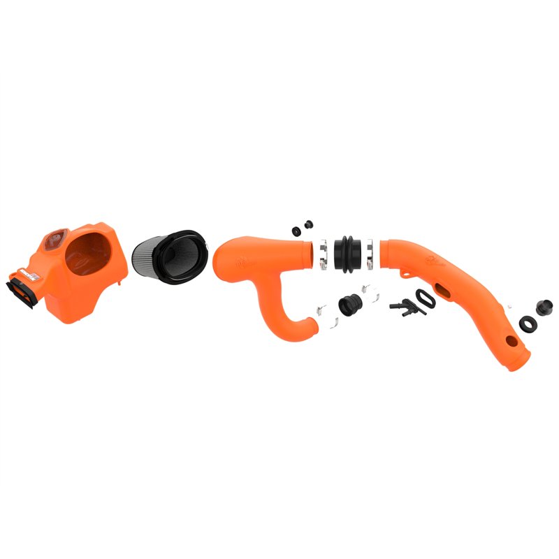 aFe Power | Momentum GT Cold Air Intake System Orange w/ Pro DRY S Filter - Ranger 3.0T 2024-2025
