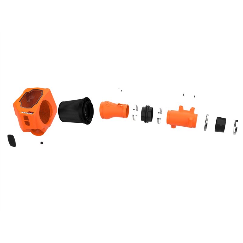 aFe Power | Momentum GT Cold Air Intake System Orange w/ Black Pro 5R Filter - Dodge / Jeep 3.0T 2022-2025