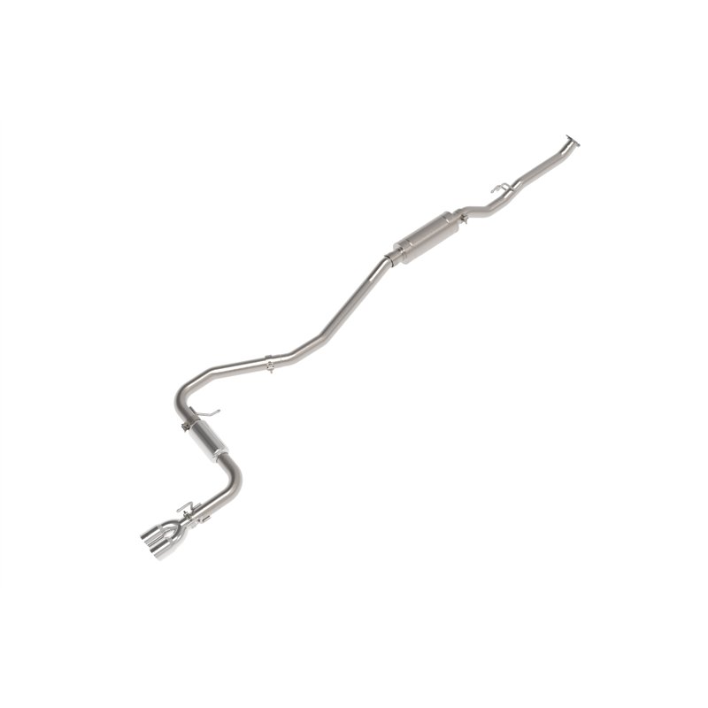 aFe Power | Takeda 2-1/2 IN to 3 IN 304 Stainless Steel Cat-Back Exhaust w/ Polished Tips - Civic 2.0L 2022-2025