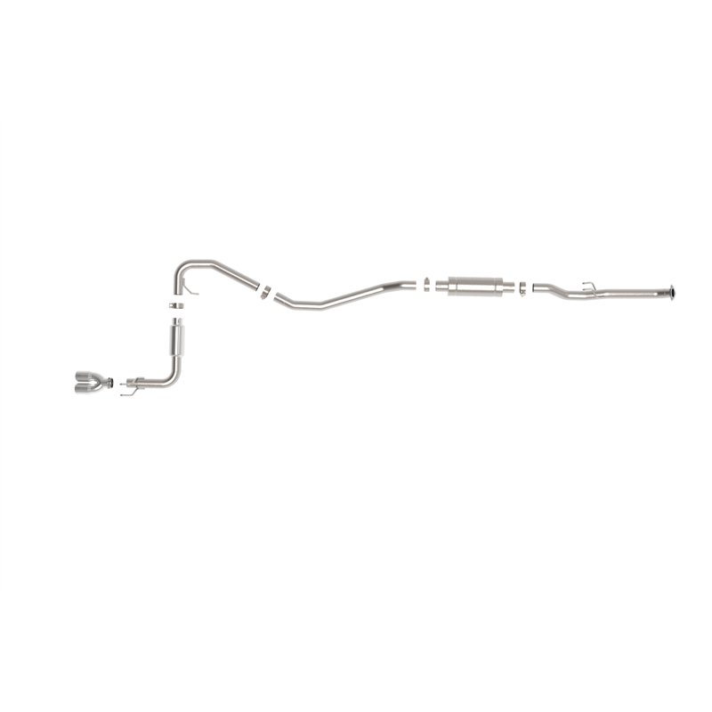 aFe Power | Takeda 2-1/2 IN to 3 IN 304 Stainless Steel Cat-Back Exhaust w/ Polished Tips - Civic 2.0L 2022-2025