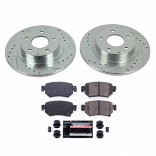 PowerStop | Z23 Evolution Sport Performance Disc Brake Pad & Rotor Kit - Arrière - 6 2.5L 2016-2021