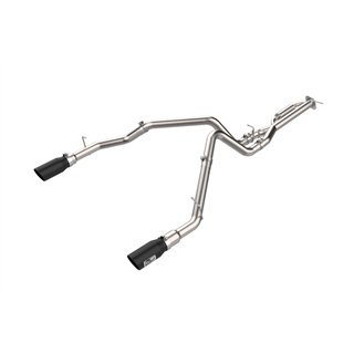 aFe Power | Vulcan Series 3 IN 304 Stainless Steel Cat-Back Exhaust System w/Black Tip - Ram 1500 3.0T 2025-2026