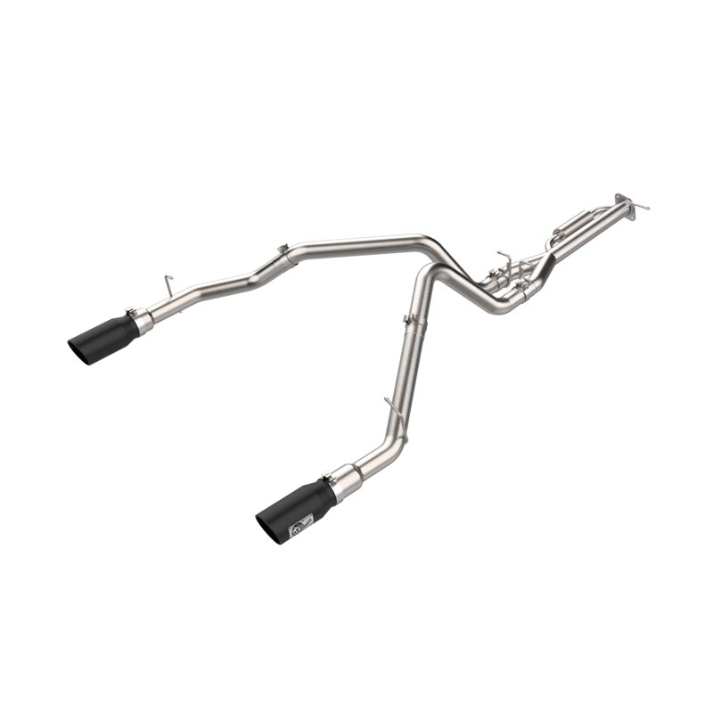 aFe Power | Vulcan Series 3 IN 304 Stainless Steel Cat-Back Exhaust System w/Black Tip - Ram 1500 3.0T 2025-2026