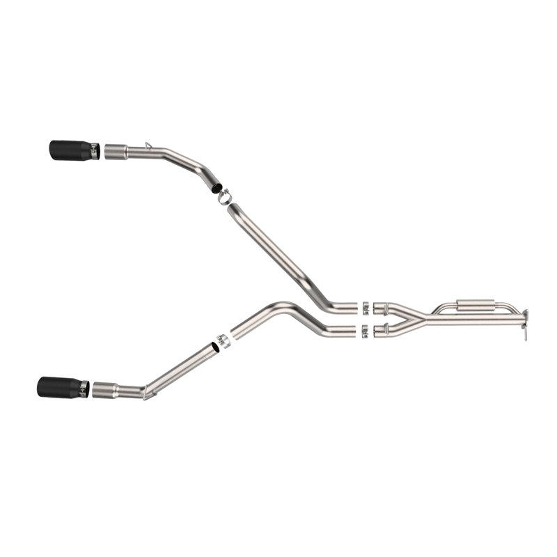 aFe Power | Vulcan Series 3 IN 304 Stainless Steel Cat-Back Exhaust System w/Black Tip - Ram 1500 3.0T 2025-2026
