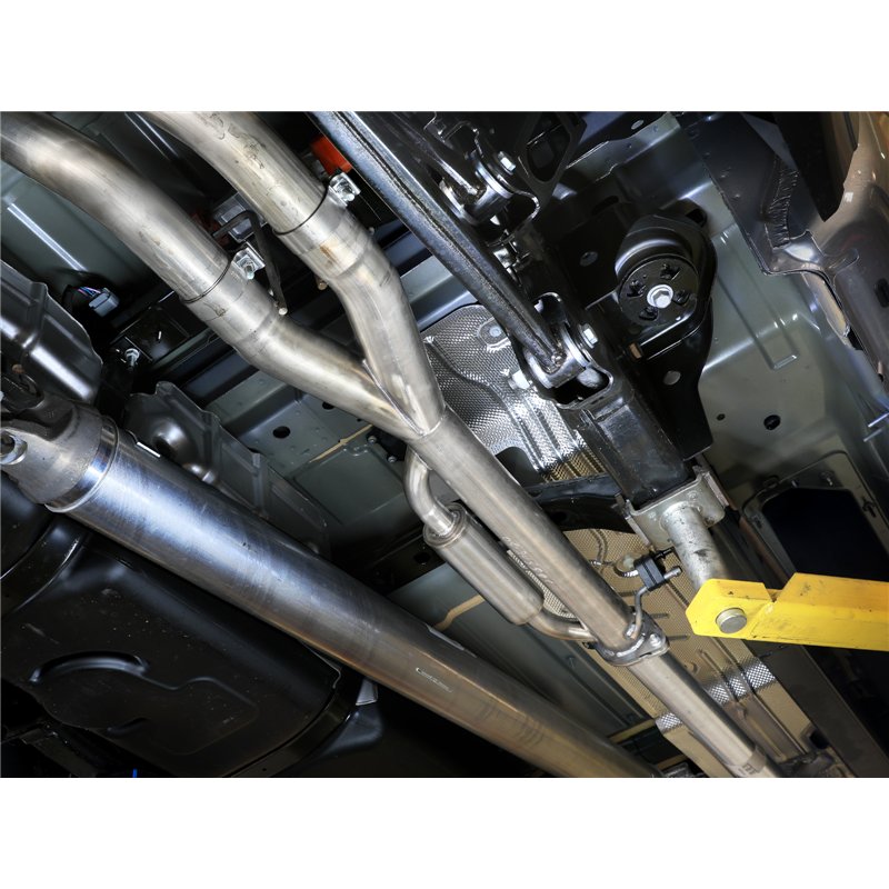 aFe Power | Vulcan Series 3 IN 304 Stainless Steel Cat-Back Exhaust System w/Black Tip - Ram 1500 3.0T 2025-2026