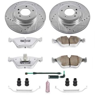 PowerStop | Z26 Street Warrior Disc Brake Pad & Rotor Kit - 330Ci / M / 330i / 330xi 3.0L 2001-2006