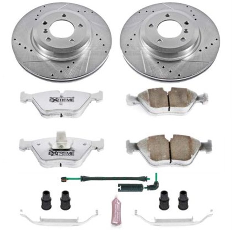 PowerStop | Z26 Street Warrior Disc Brake Pad & Rotor Kit - 330Ci / M / 330i / 330xi 3.0L 2001-2006