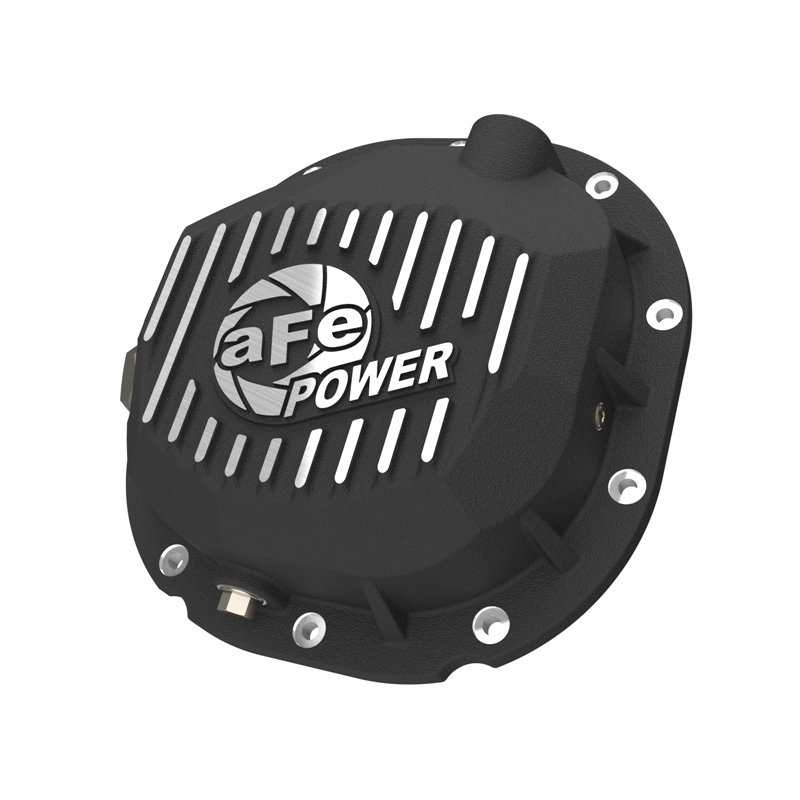 aFe Power | Pro Series Rear Differential Cover Black w/ Machined Fins