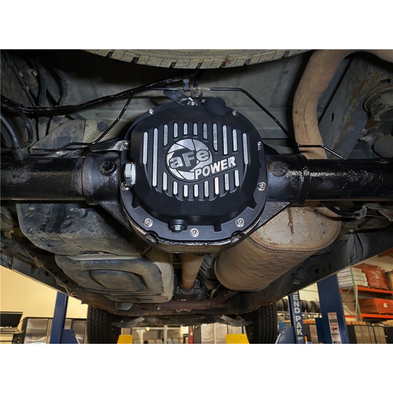 aFe Power | Pro Series Rear Differential Cover Black w/ Machined Fins
