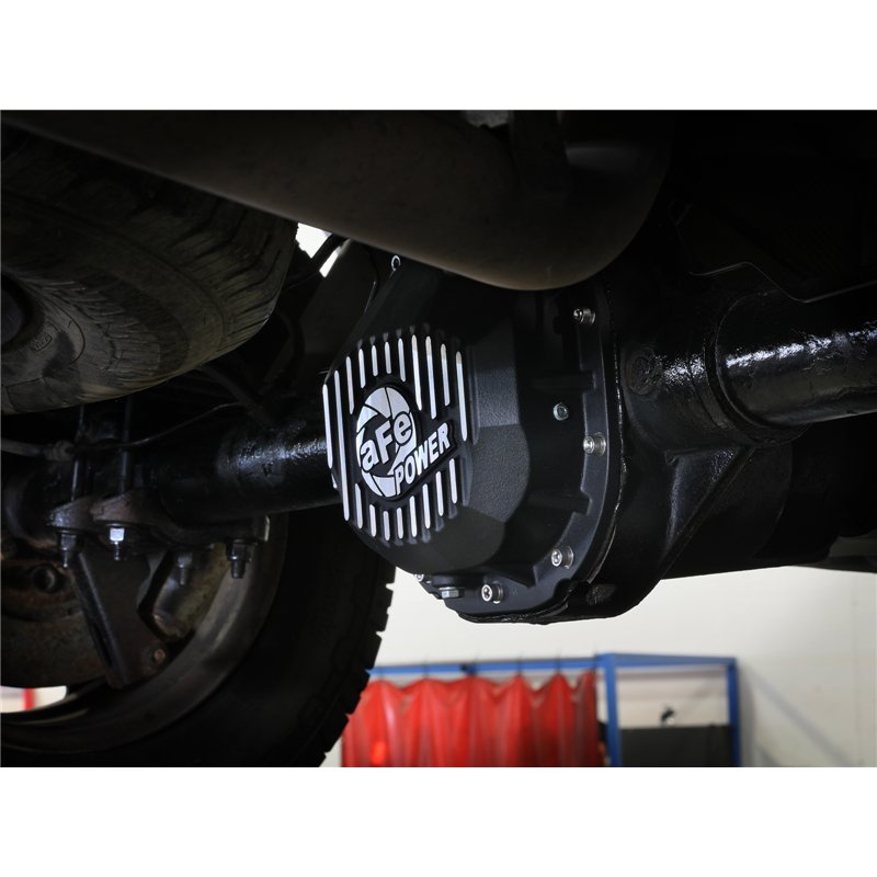 aFe Power | Pro Series Rear Differential Cover Black w/ Machined Fins