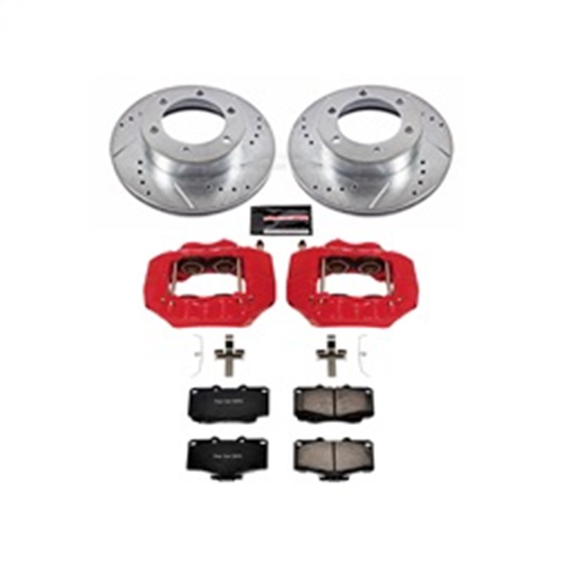 PowerStop | Z23 Evolution Sport Performance Disc Brake Pad/Caliper & Rotor Kit - Tacoma 2.4L / 2.7L / 3.4L 1995-2004 PowerSto...