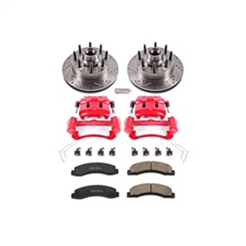 PowerStop | Z23 Evolution Sport Performance Disc Brake Pad/Caliper & Rotor Kit - Excursion / F-250 / F-350 2003-2005 PowerSto...